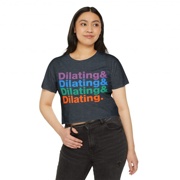 Dilating Helvetica Ampersand Crop Top - Image 11