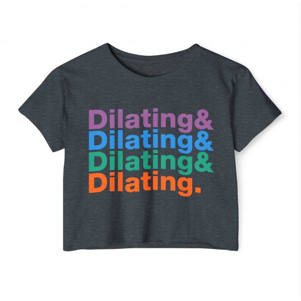 Dilating Helvetica Ampersand Crop Top - Image 9