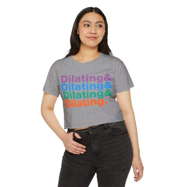 Dilating Helvetica Ampersand Crop Top - Image 7