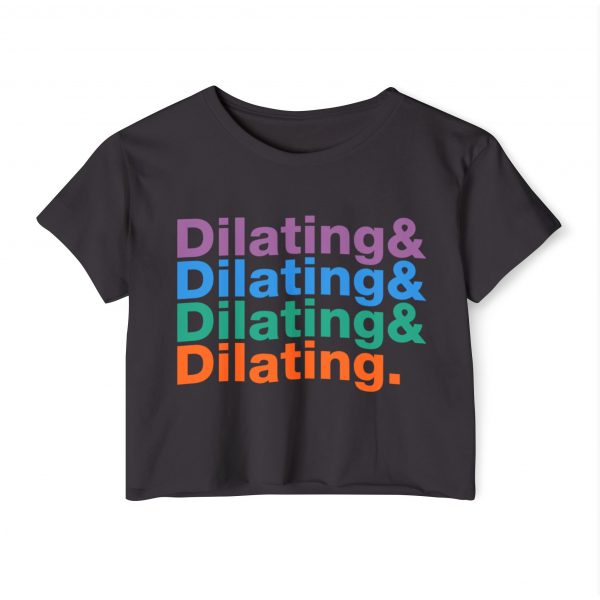 Dilating Helvetica Ampersand Crop Top - Image 13