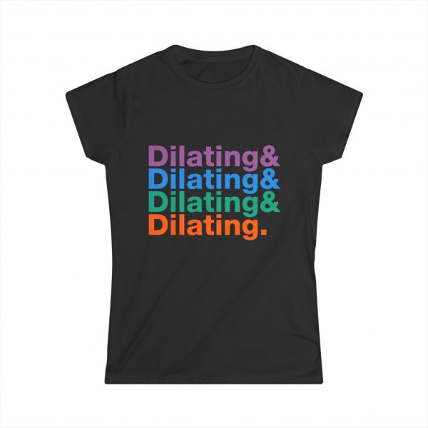 Dilating Helvetica Ampersand Curvy Tee - Image 4