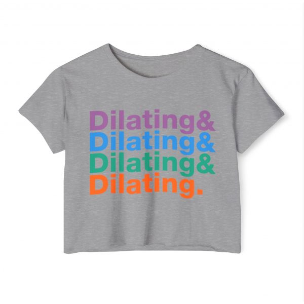 Dilating Helvetica Ampersand Crop Top - Image 5